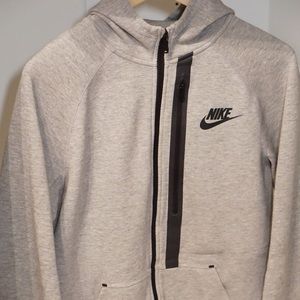 Youth Nike tech fleece zip up hoodie